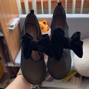 H&M Black Bow kids 13.5 Flats Maryjane shoes